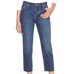 Gap Straight Leg High Rise Jeans